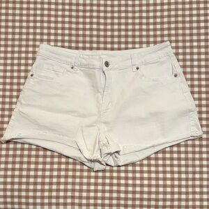 White Denim Women's Shorts